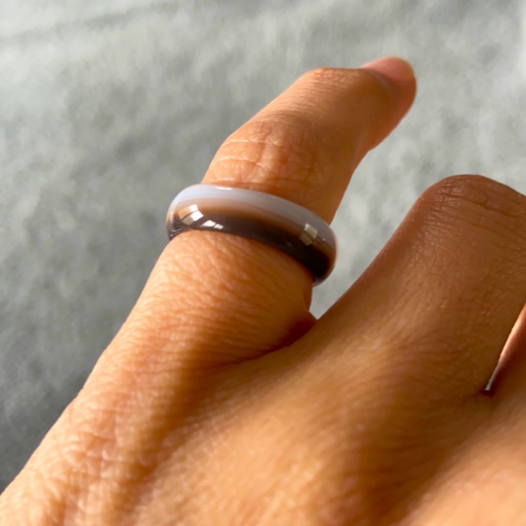 Genuine Agate Ring